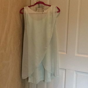 Alice + Olivia base sheer dress